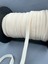 1 cm Dokuma Muss Lastik-5 Metre (Ekru) 5