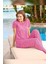 Kadın Ezgi Flexible Kısa Kol Fuşya Pijama Takımı 0050 1