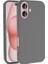 iPhone 16 Plus Kılıf Lansman Içi Kadife Silikon 1