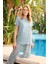 Kadın Ezgi Flexible Kısa Kol Açık Mavi Pijama Takım 0054 1