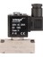220 V AC Paslanmaz Takoz Gövde Normalde Kapalı Solenoid Valf (0-25 BAR) 2