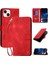 Ayrılabilir El Kayışı ile IPhone 14 Için Flip Case Kabartmalı Kelebek ve (Yurt Dışından) 1