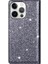 IPhone 14 Için Glitter Flip Case Pro Manyetik Kapatma Pu Deri Kart Çevirme (Yurt Dışından) 5
