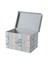 Kapaklı Katlanır Saklama Kutusu (Küçük) - Gri 1