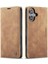 IPhone 16 Için Flip Case Manyetik Kapatma Darbeye Vintage Pu Deri (Yurt Dışından) 1