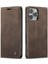 IPhone 16 Için Flip Case Manyetik Kapatma Darbeye Vintage Pu Deri (Yurt Dışından) 2