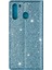 Samsung Galaxy A21 Kart Tutucu Için Glitter Durumda Manyetik Kapatma Pu Flip (Yurt Dışından) 5