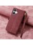 Iphone 16 Için Flip Case Darbeye Basit Iş Deri Kılıf Flip (Yurt Dışından) 3
