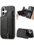 Iphone 16 Için Kılıf Katlanabilir Arka Kapak Standı Fonksiyonu Vintage Fermuar (Yurt Dışından) 1
