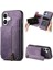 Iphone 16 Için Kılıf Katlanabilir Arka Kapak Standı Fonksiyonu Vintage Fermuar (Yurt Dışından) 1