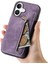 Iphone 16 Için Kılıf Katlanabilir Arka Kapak Standı Fonksiyonu Vintage Fermuar (Yurt Dışından) 4