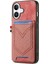 Iphone 16 Için Kılıf Manyetik Araç Montaj Kot Cep Tasarım Crad Yuvası (Yurt Dışından) 4