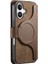 Iphone 16 Için Flip Case Retro Kart Standı Mıknatıs Koruyucu Malzeme Cüzdan (Yurt Dışından) 2