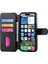 Iphone 16 Için Flip Case Artı Kart Standı Cüzdan Mıknatıs Koruyucu Malzeme (Yurt Dışından) 5