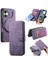 Iphone 16 Için Flip Case Artı Kart Standı Cüzdan Mıknatıs Koruyucu Malzeme (Yurt Dışından) 1