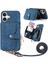Iphone 16 Için Kılıf Artı 7 Kart Yuvaları Standı Fermuar Kapatma Ayarlanabilir (Yurt Dışından) 1