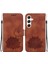 Samsung Galaxy S24 Artı Cüzdan Kickstand Manyetik Kabartma Için Flip Case (Yurt Dışından) 1