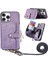 Iphone 16 Için Kılıf Pro Max Fermuar Kapatma 7 Kart Yuvaları Ayarlanabilir Kordon (Yurt Dışından) 1