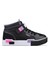 Büyük Kız Çocuk Bağcıklı / Velcro Siyah-Pembe Sneaker Bot 1