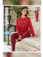 Kadın Ezgi Flexible Future Is Love Kırmızı Pijama Takım 0626 3
