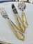 Embossed Gold 89 Parça Çatal Kaşık Bıçak Takımı 2