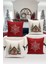 Bertille Home Yılbaşı Serisi Çift Tarafı Dijital Baskılı  4'lü Kırlent Kılıfı Seti (Christmas Noel Cushion Cover) 1