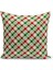 Yılbaşı Ekose Serisi Çift Tarafı Dijital Baskılı Kırlent Kılıfı (Christmas Noel Cushion Cover) 1