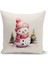 Yılbaşı Serisi Çift Tarafı Dijital Baskılı 4'lü Kırlent Kılıfı Seti (Christmas Noel Cushion Cover) 2