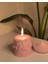 Yeyu Candles Pembe Atlı Karınca Kutulu Inci Tozlu Mum / Pink Carousel Pearl Powder Candle 3