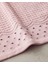 Retro Bloom Pamuklu Bordürlü El Havlusu Pembe 2