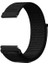 Amazfit Cheetah (Round) Için (22MM) Cırtlı Kumaş Kordon-03 Siyah 1