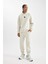 Fit Standart Fit Kapüşonlu Skuba Dalgıç Kumaş Sporcu Sweatshirt B4758AX24AU 2