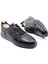Deri Siyah Bağcıklı Erkek Sneakers & Spor Ayakkabı, Günlük Ayakkabı 24562 5