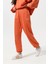Sportswear Loose Fit Pant Bol ve Uzun Kesim Turuncu Eşofman Altı 1