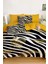 Amor Home Çift Kişilik  Pamuk Saten Nevresim Takımı Zebra Gold 1