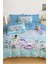 Amor Home Çift Kişilik  Pamuk Saten Nevresim Takımı Floral Blue 1