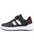 Büyük Çocuk Bağcıklı / Velcro Siyah-Beyaz Sneaker 2
