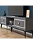 Nildh 150 cm Tv Ünitesi Antrasit Gümüş 3