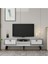 Lidyadh Tv Stand Beyaz-Gümüş 1