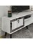 Lidyadh Tv Stand Beyaz-Gümüş 2