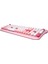 KM-6244 BUNNY Renkli Tuşlu Pembe 2.4 ghz + BT Kablosuz Q Multimedia Klavye + Mouse Set 9