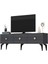 Midasdh Tv Stand (Alt Modül) Antrasit-Altın 4