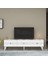 Midasdh Tv Stand (Alt Modül) Beyaz-Gümüş 1