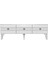 Midasdh Tv Stand (Alt Modül) Beyaz-Gümüş 5