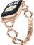 Apple Watch Uyumlu 3 (38MM) Için Halka Tasarımlı Metal Kordon-56 Rose Gold 1