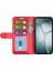 Xiaomi 14T Cüzdan Kılıfı Için Anti-Düşme Telefon Kılıfı Crazy Horse Doku Standı Deri Telefon Kapağı-Kırmızı (Yurt Dışından) 2