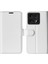 Xiaomi 14T Cüzdan Kılıfı Için Anti-Düşme Telefon Kılıfı Crazy Horse Doku Standı Deri Telefon Kapağı-Beyaz (Yurt Dışından) 1