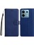Anti-Düşen Telefon Kılıfı Deri Serisi Xiaomi Poco X6 5g Kılıf Halkalı Telefon Kılıfı Kapak Kart Tutucu Para Kese-Mavi (Yurt Dışından) 1