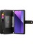 Anti-Düşen Telefon Kılıfı Xiaomi Redmi Için Not 13 Pro + 5g Kılıf Fermuar Cüzdan Deri Telefon Kapak Standı Görünüm-Siyah (Yurt Dışından) 2