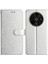 Anti-Düşen Telefon Kılıfı Için Xiaomi Poco C61 4g Kılıf Cüzdan Standı Deri Ipek Doku Telefon Kapağı-Gümüş (Yurt Dışından) 1